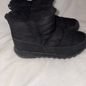 BearPaw Black Quilted Puffer Boots
